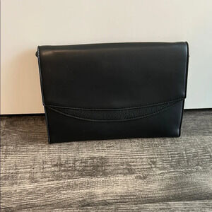 - A New Day Black Leather woman clutch/Bag
